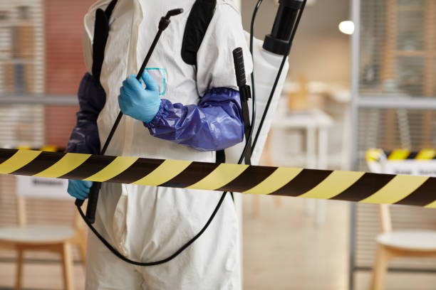 Professional Biohazard Cleanup technician working in Washington Grove, MD